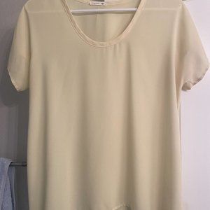Soprano pale yellow top- small